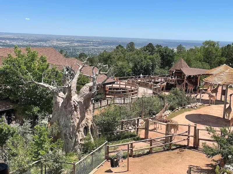 View of Cheyenne Mountain Zoo in Fort Collins, CO
