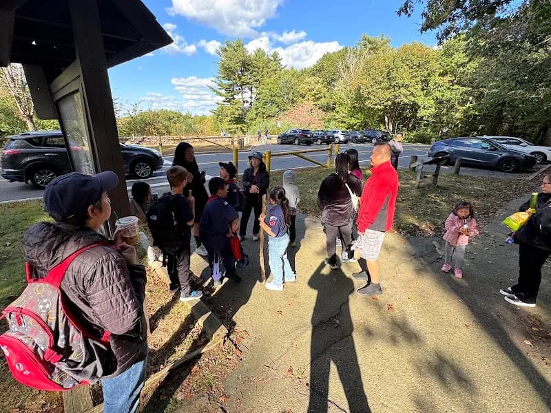 View of Chickatawbut Observation Tower in Milton, MA