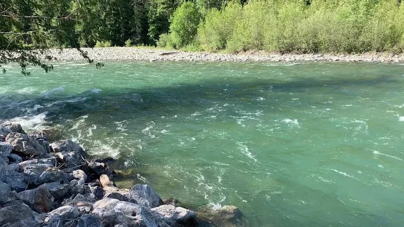 View of Chilliwack River Provincial Park in Chilliwack, BC
