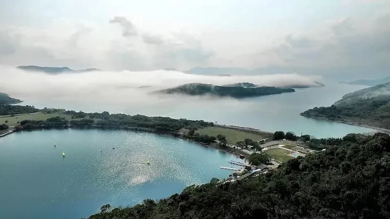 View of Chong Hing Water Sports Centre in Sai Kung, HK