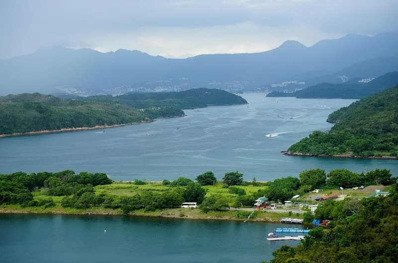 View of Chong Hing Water Sports Centre in Sai Kung, HK
