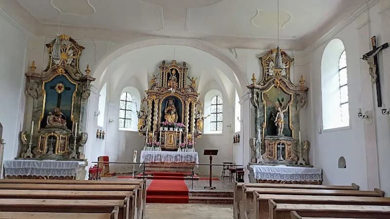 Church of St. Martin church in Herrsching am Ammersee, BY