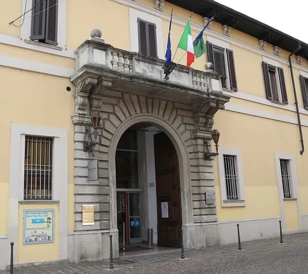 View of City Library Brugherio in Brugherio, Lombardy