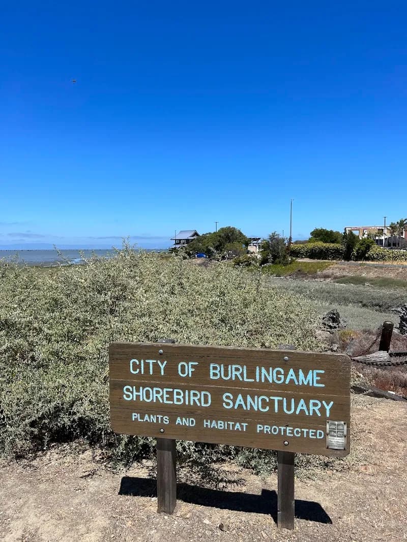 View of City of Burlingame Shorebird Sanctuary in Burlingame, CA