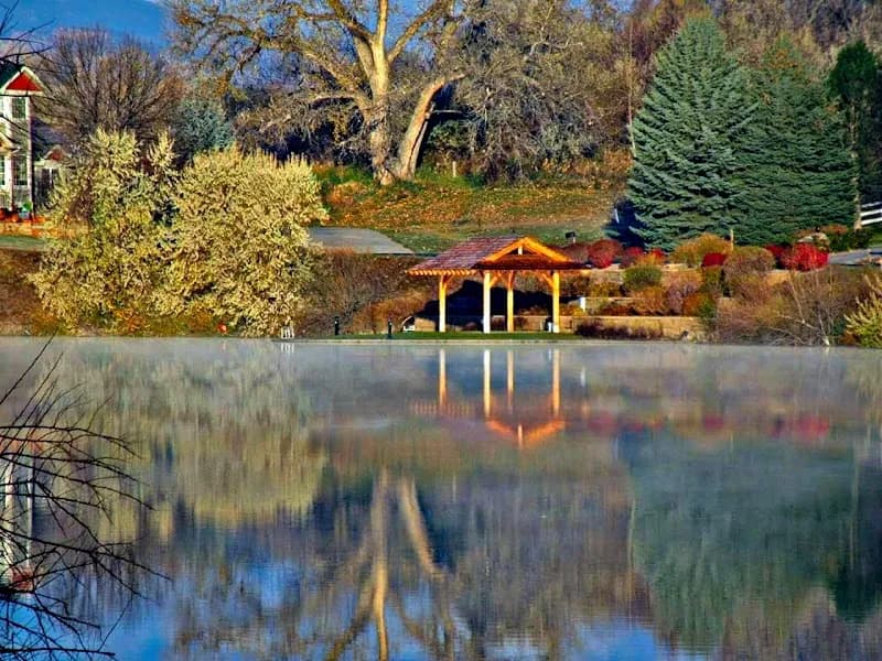 View of City Park in Fort Collins, CO