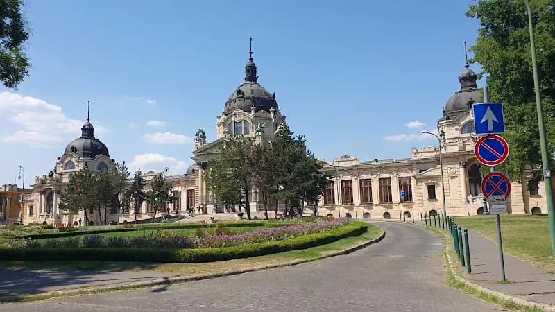View of City Park in Zugló, Budapest