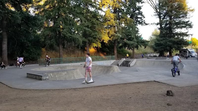 View of Clackamette Skatepark in Oregon City, OR
