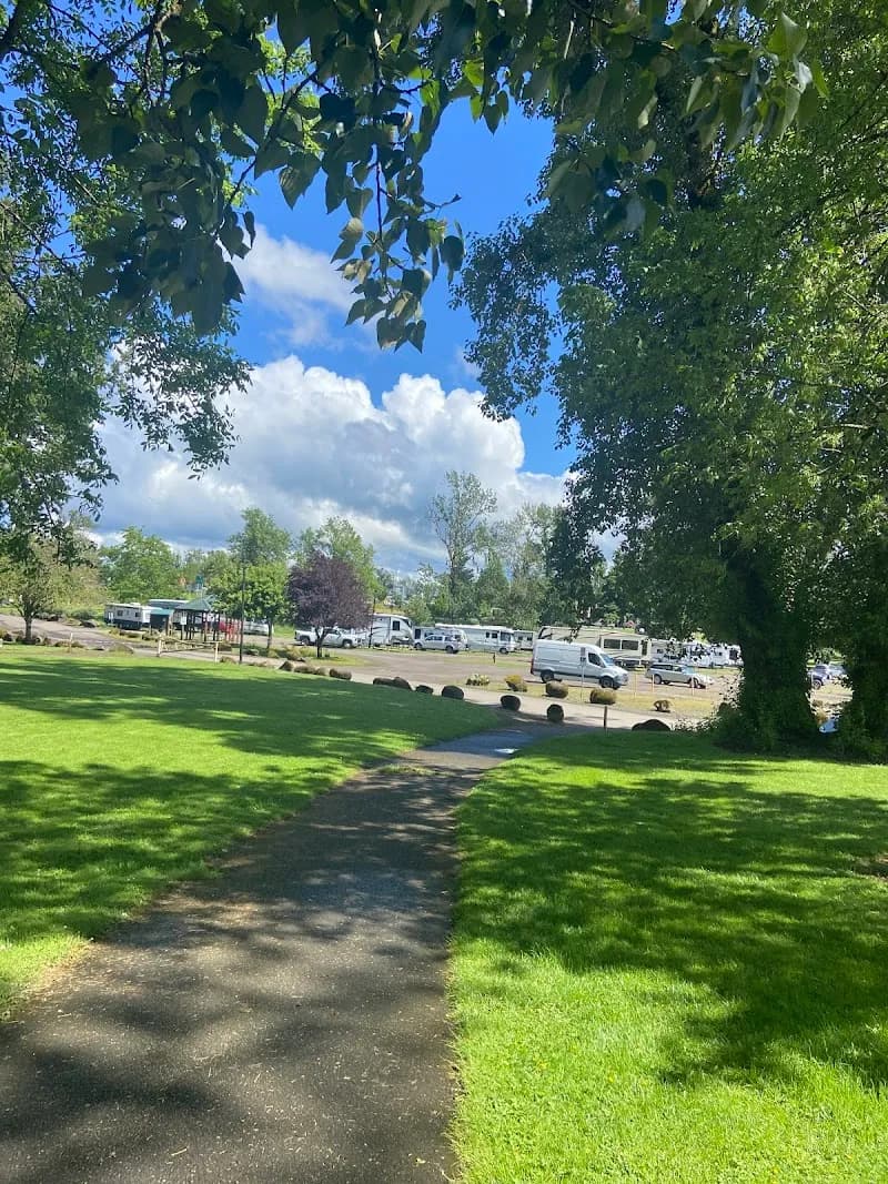 View of Clackamette Skatepark in Oregon City, OR