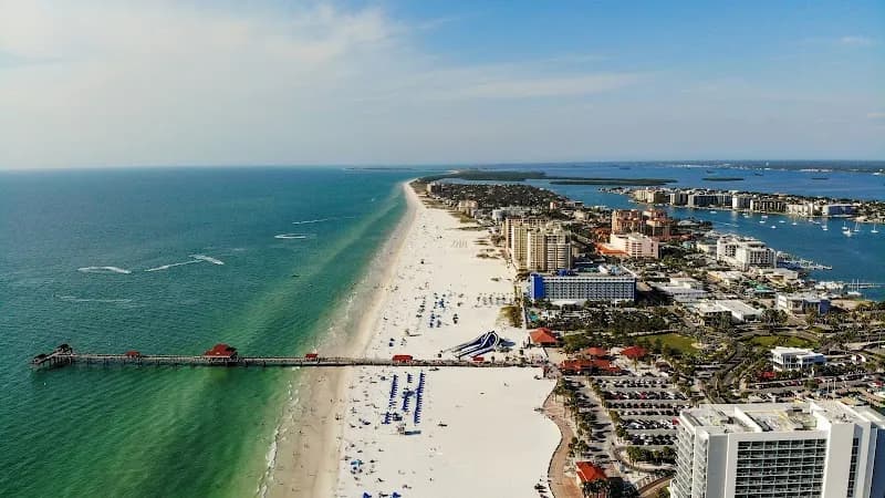 Clearwater Beach beach in Tampa, FL