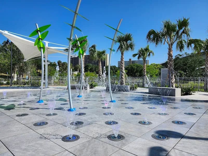 Coachman Park Splash Pad tourist attraction in Clearwater, FL