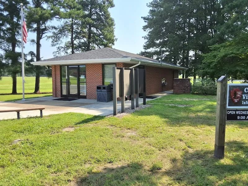 View of Cold Harbor Battlefield Visitor Center in Hanover, VA