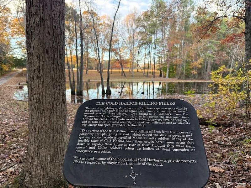 View of Cold Harbor Battlefield Visitor Center in Hanover, VA