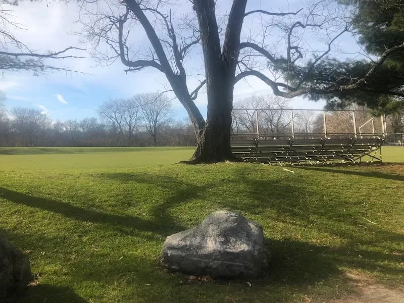 View of Cold Spring Park in Newton, MA