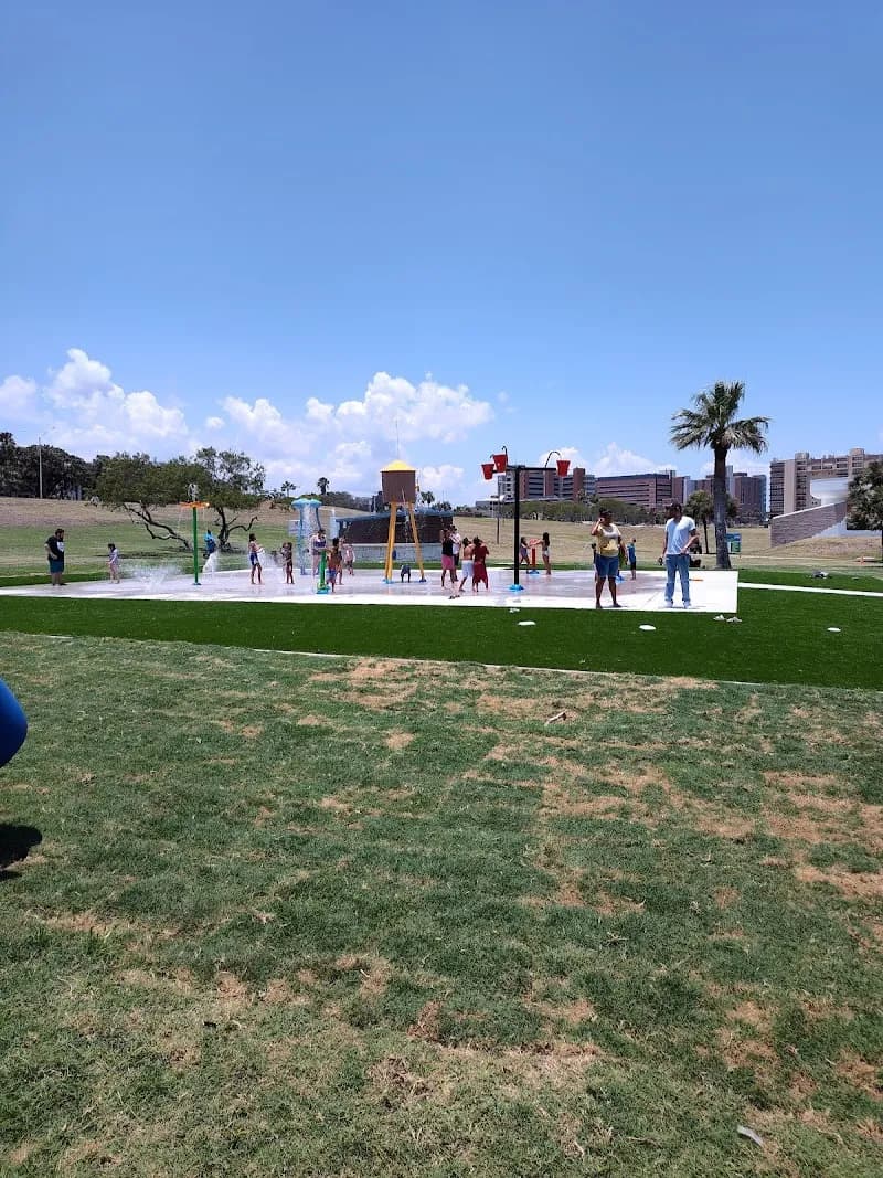 View of Cole Park Splash Pad in Corpus Christi, TX