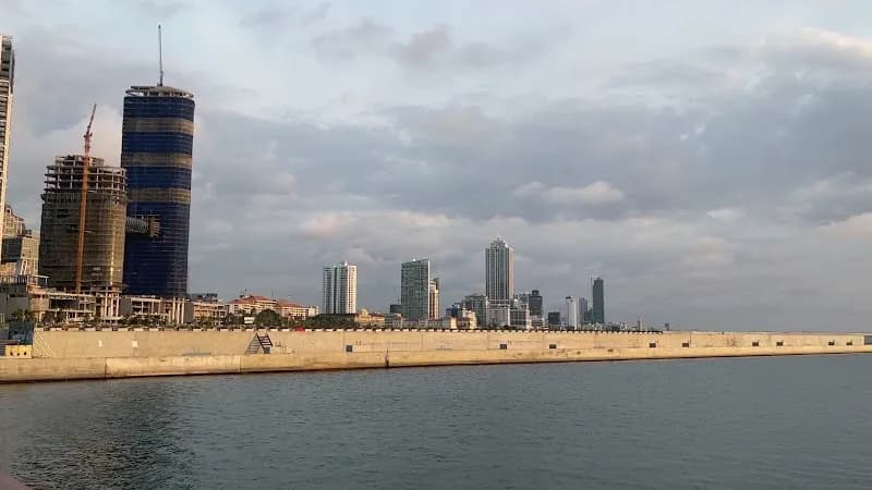 View of Colombo Port City Beach in Colombo, WP