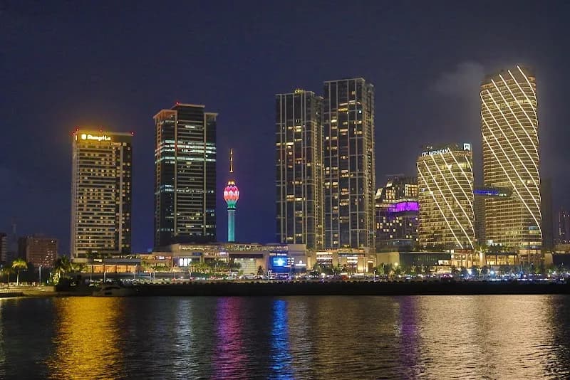 View of Colombo Port City Beach in Colombo, WP