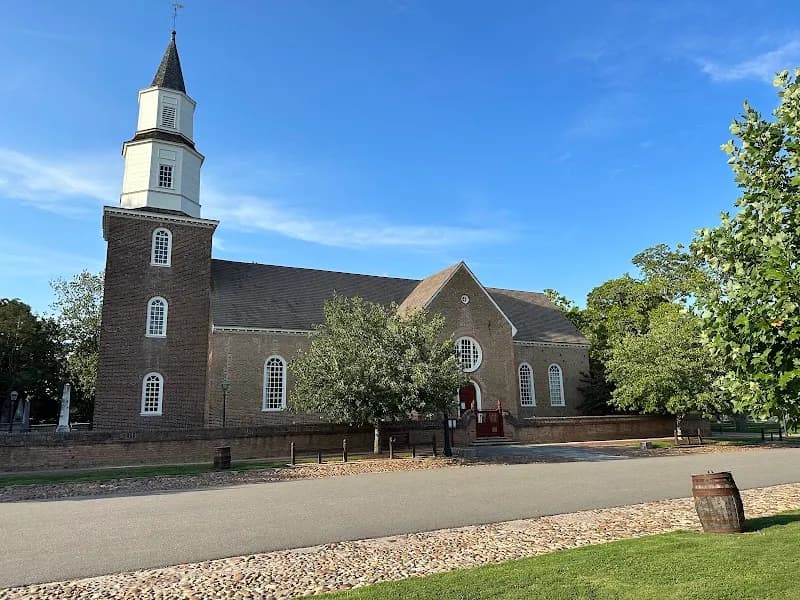 View of Colonial Williamsburg in Williamsburg, VA