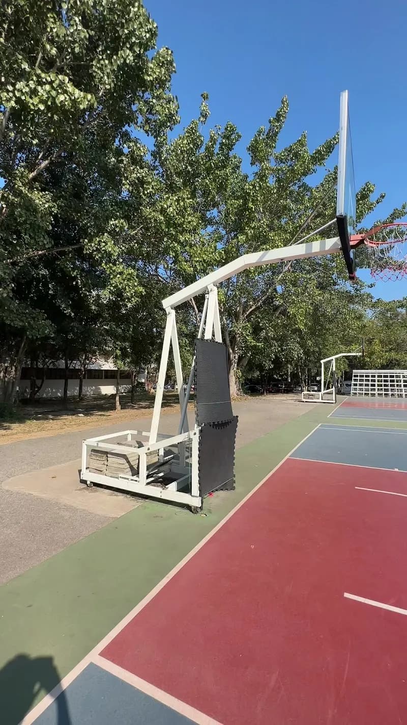 View of Community Basketball Courts in Ton Payom, CM