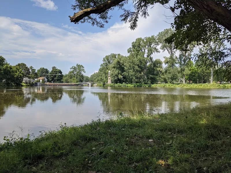 View of Como Lake Park in Cheektowaga, NY