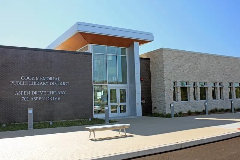 View of Cook Park Library - Cook Memorial Public Library District in Libertyville, IL
