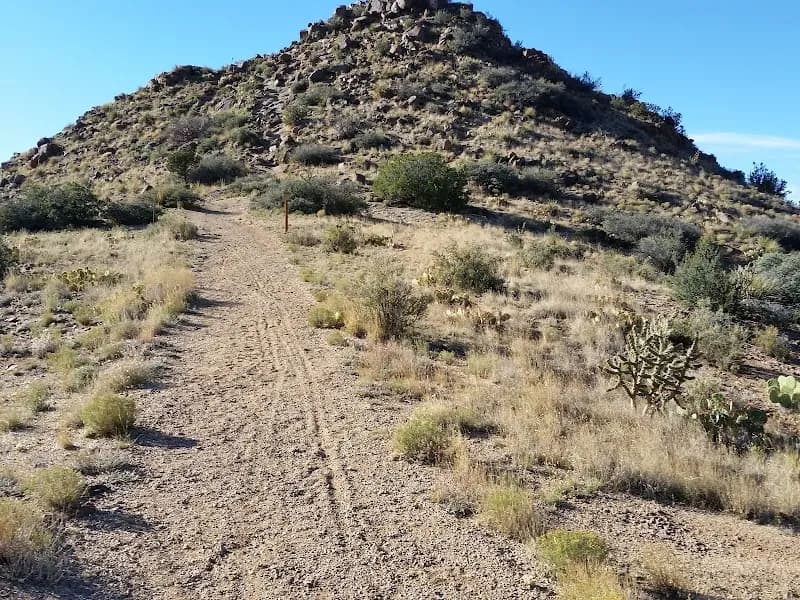 View of Copper Trailhead in Four Hills, NM