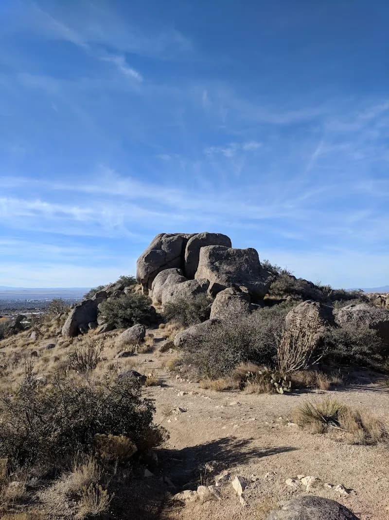 View of Copper Trailhead in Four Hills, NM