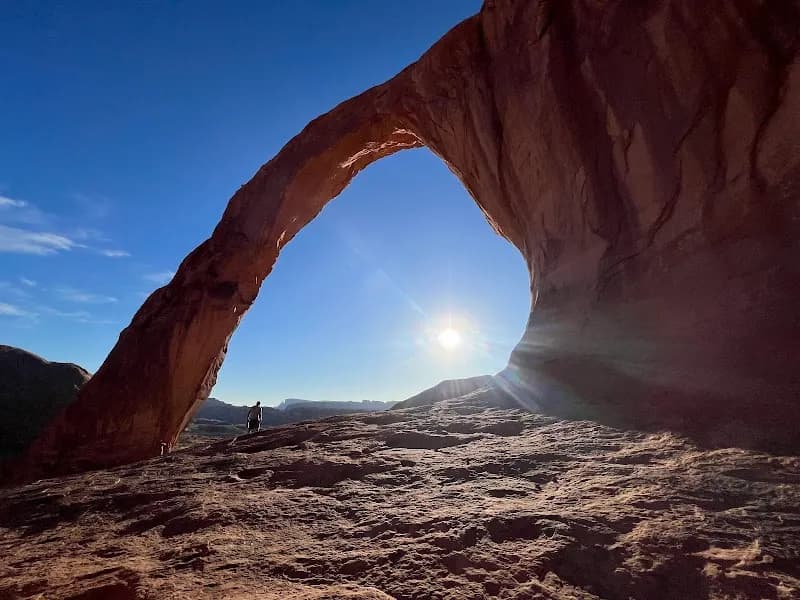 Corona Arch scenic spot in Moab, UT