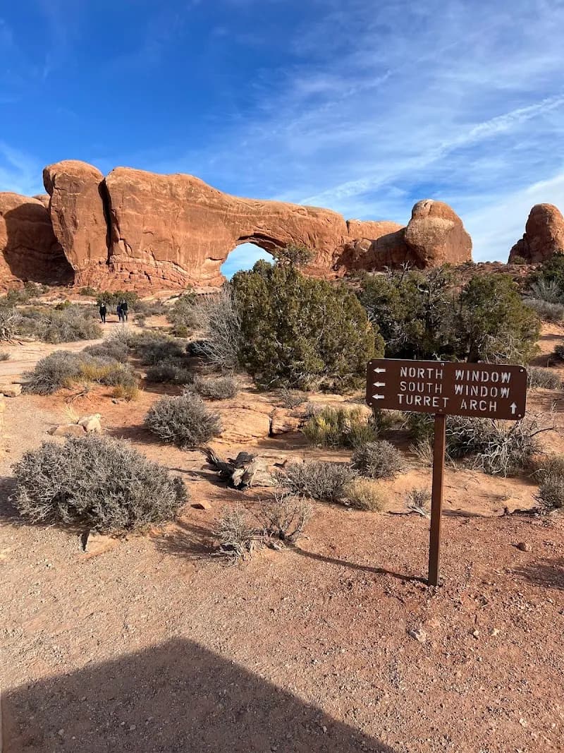 View of Corona Arch in Moab, UT