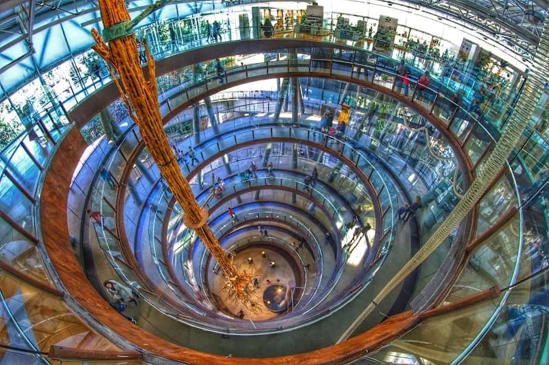 CosmoCaixa Museum of Science tourist attraction in Barcelona, CT