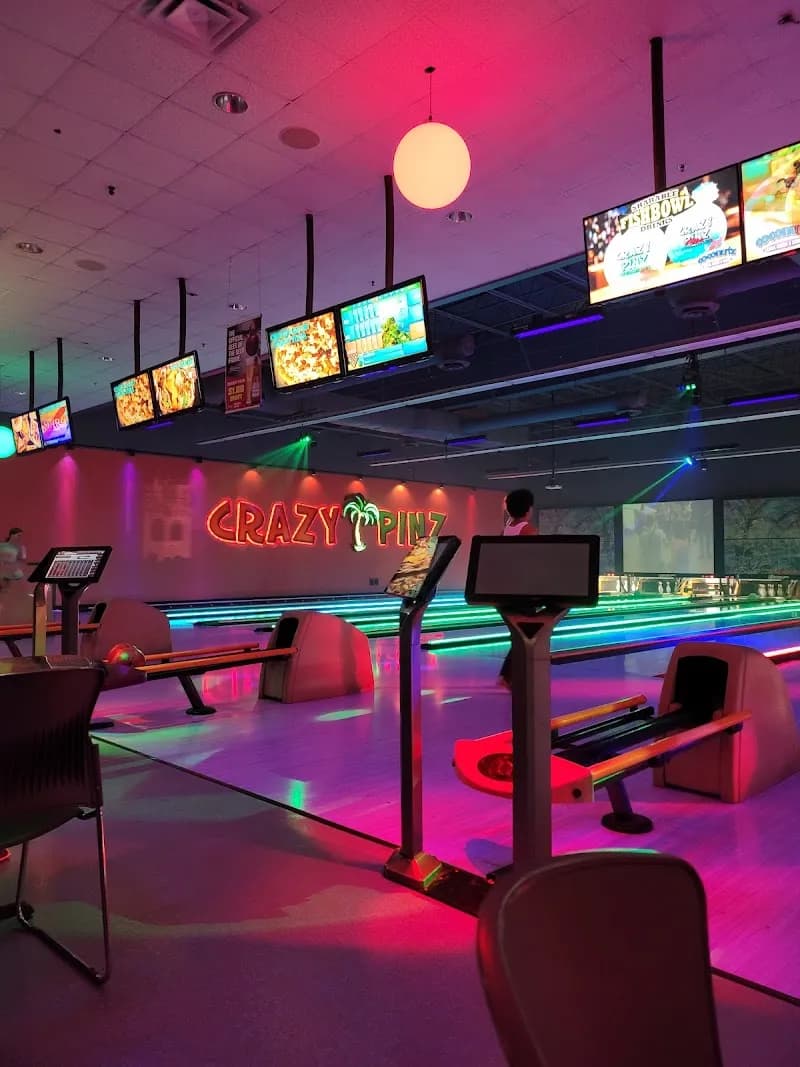 View of Crazy Pinz Entertainment Center in Sacramento, CA