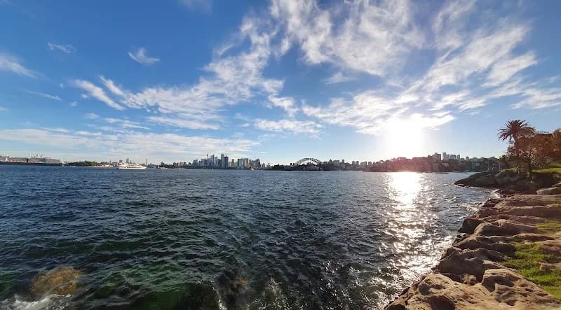 View of Cremorne Reserve in Taronga Zoo Area, NSW