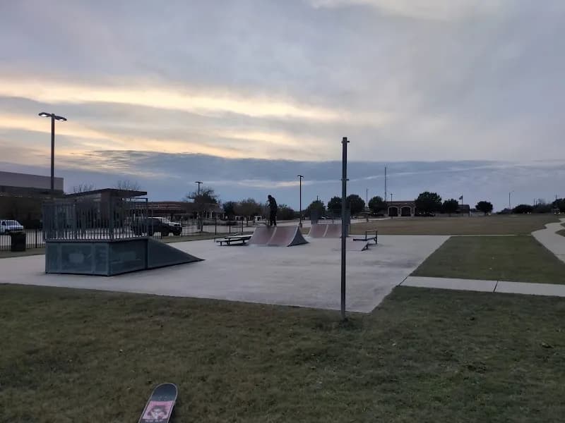 View of Crowley Skatepark in Crowley, TX