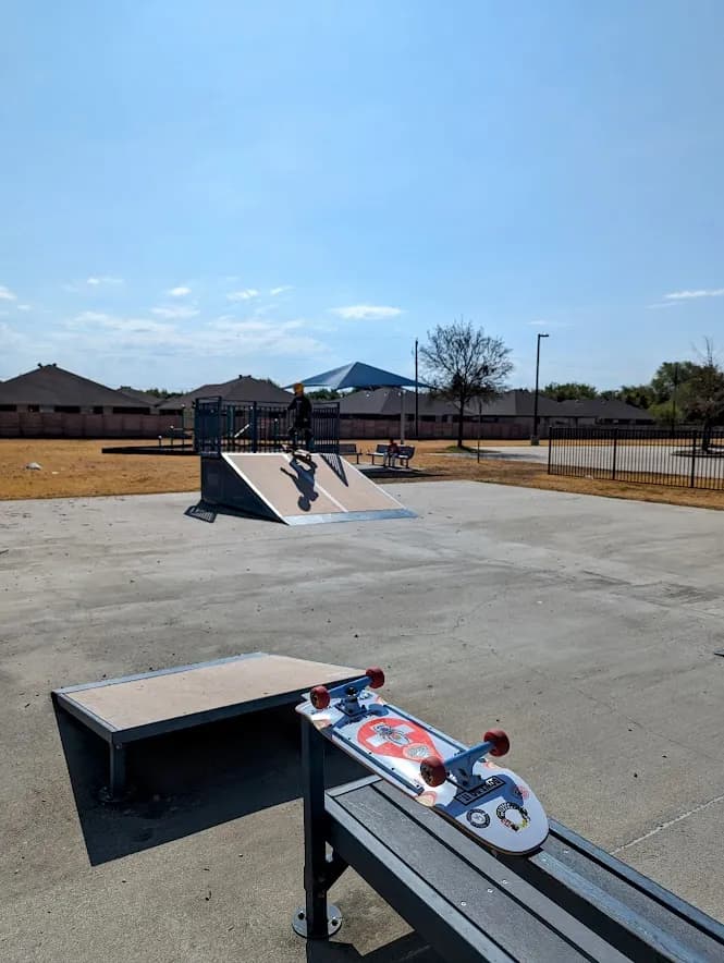 View of Crowley Skatepark in Crowley, TX