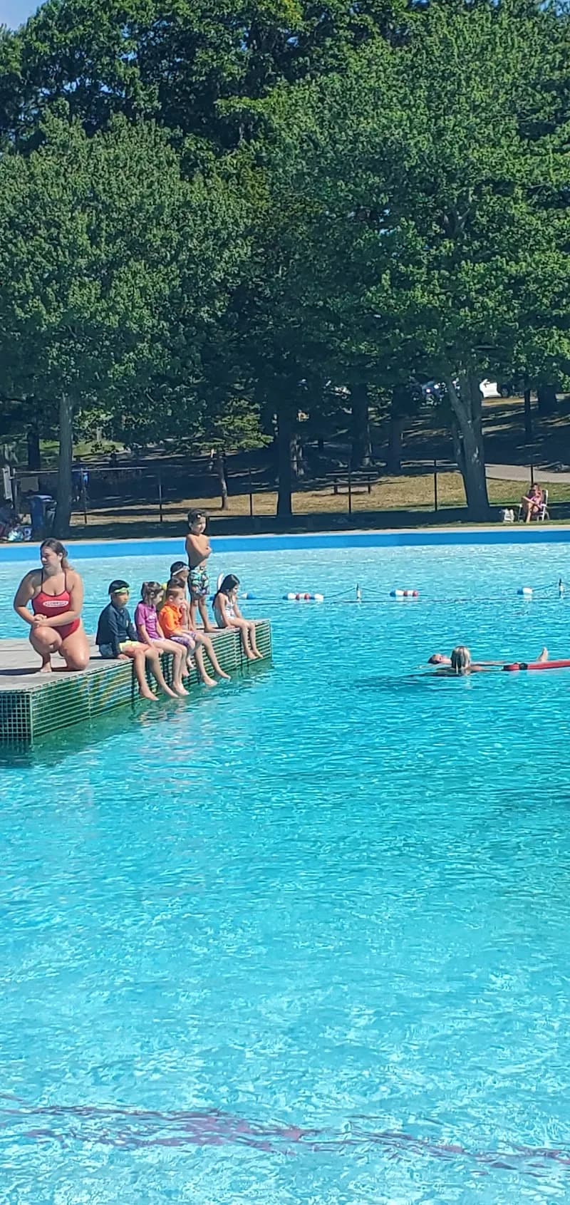 View of Cunningham Park in Milton, MA