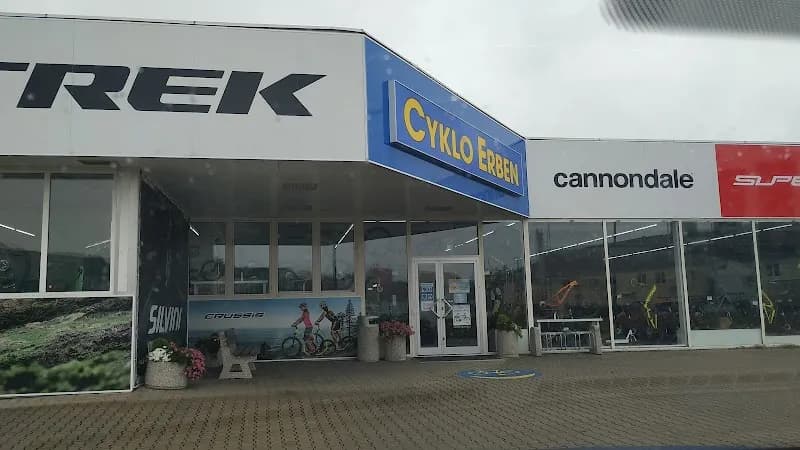 Cyklo Erben Ltd. sportswear store in Mělník, CZ