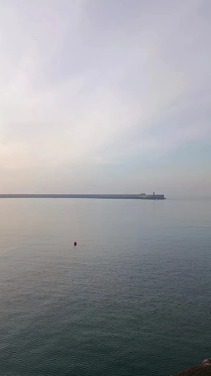 View of Dún Laoghaire Harbour in Dun Laoghaire, D