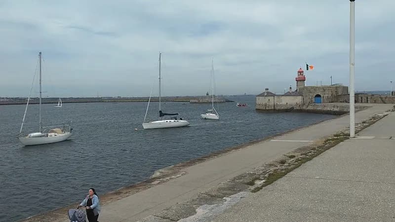 View of Dún Laoghaire Harbour in Dun Laoghaire, D