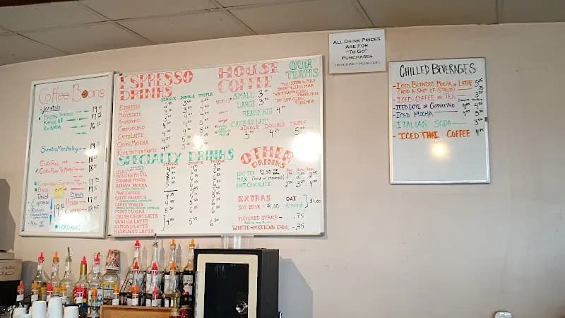 View of Dana Street Roasting Company in Mountain View, CA