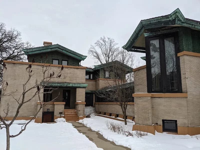View of Dana-Thomas House State Historic Site in Springfield, IL