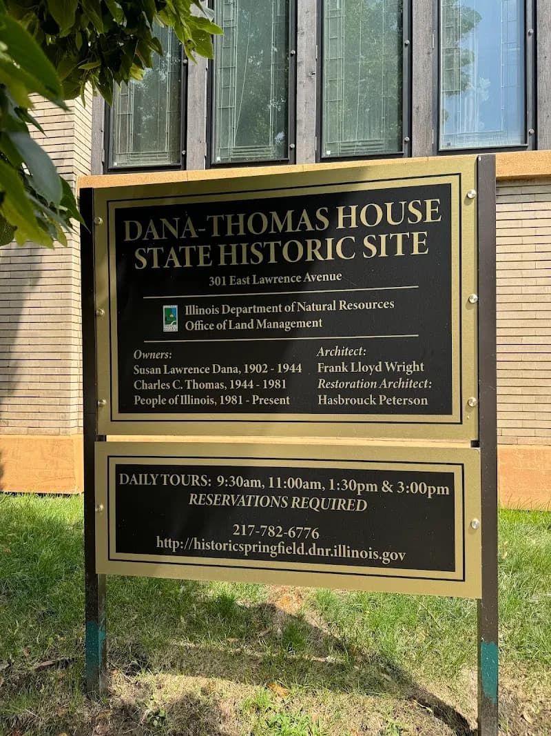 View of Dana-Thomas House State Historic Site in Springfield, IL
