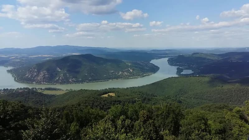 View of Danube-Ipoly National Park in Pilisvörösvár, Budapest