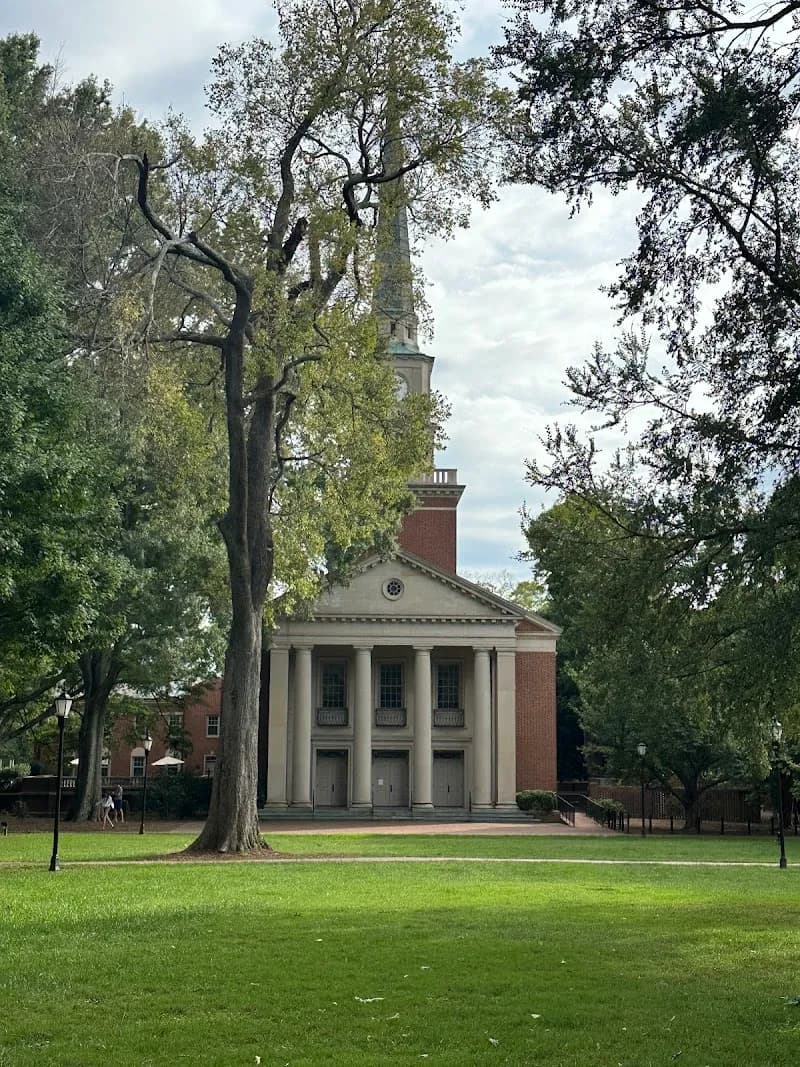 View of Davidson College in Davidson, NC