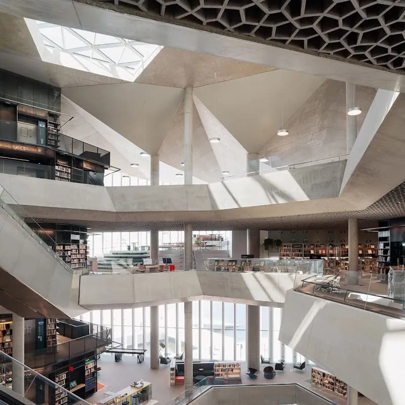 View of Deichman Bjørvika in Nordstrand, Oslo