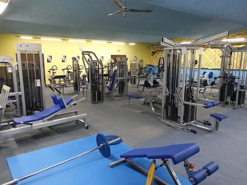 View of Dejvické střední hřiště (Community Sports Center) in Dejvice, CZ