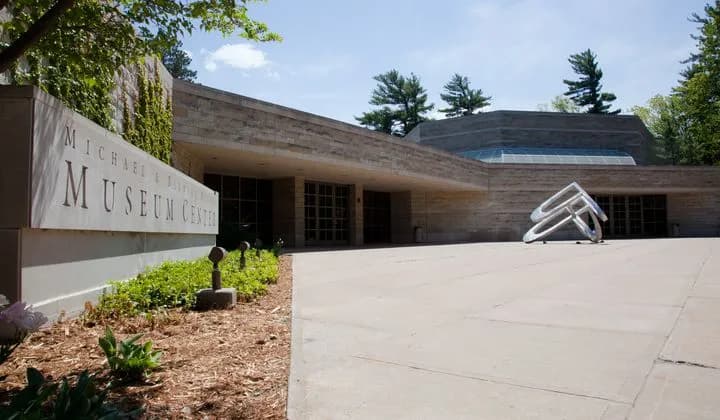 View of Dennos Museum Center in Traverse City, MI