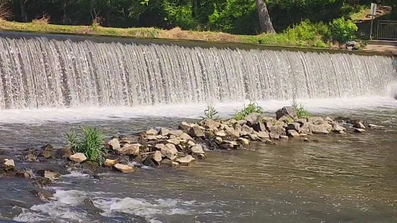 View of Devil's Backbone County Park in Talladega, AL