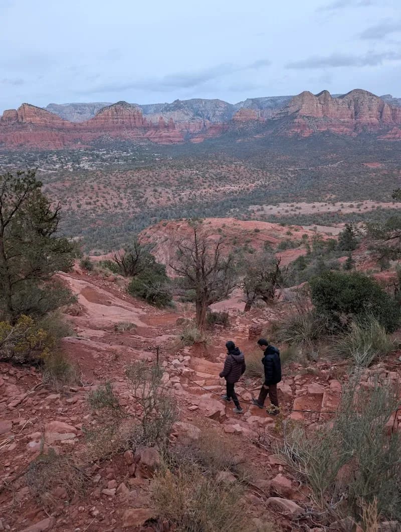 View of Devil's Bridge Trail in Sedona, AZ