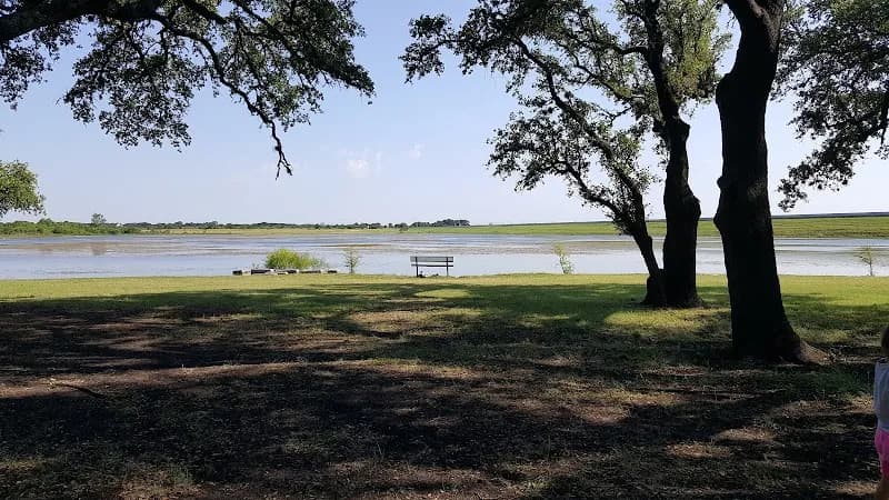 View of Devine Lake Park in Leander, TX