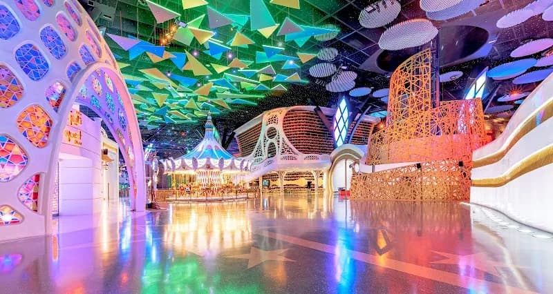 Doha Quest roller coaster in Lusail, QA