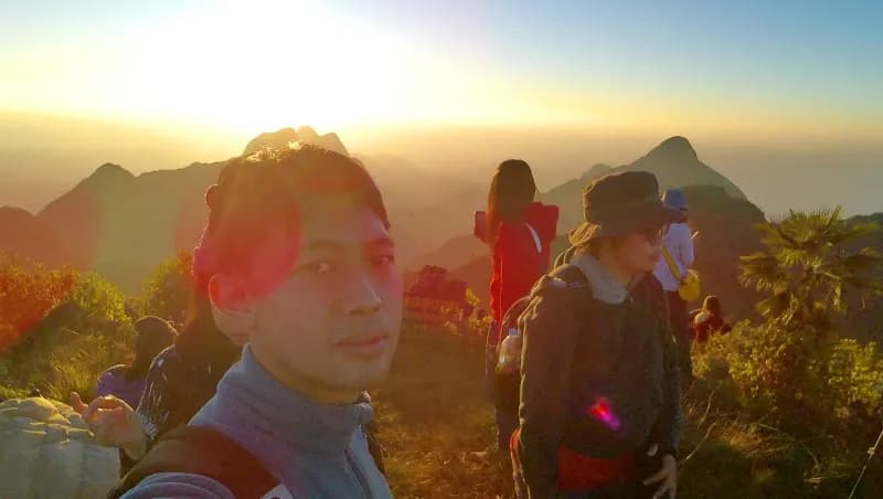 View of Doi Chiang Dao in Chiang Dao, CM